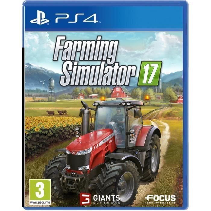 Farming Simulator 2017 Jeu PS4+2 boutons THUMBSTICK OFFERT