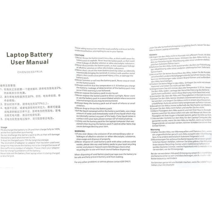 XITAIAN 7.4V 45Wh WD52H GVD76 Replacement Laptop Battery for Dell Latitude E7240 E7250 Series VFV59 JN0J1 451-BBQD HJ8KP 451-BBFX