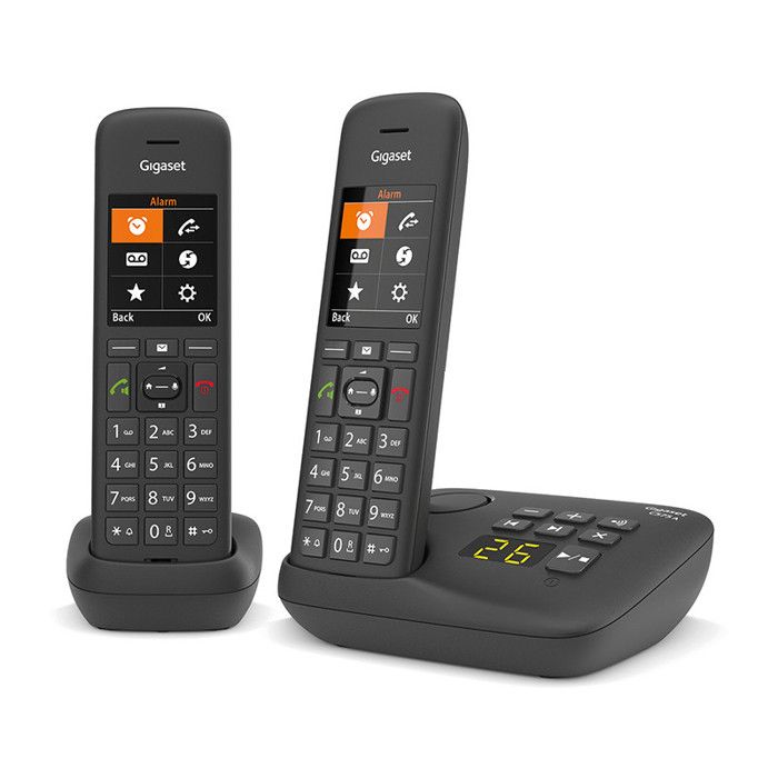 Gigaset C575A Duo Téléphone sans fil système de répondeur avec ID d'appelant ECO DECT\\GAP + combiné supplémentaire - vue 2