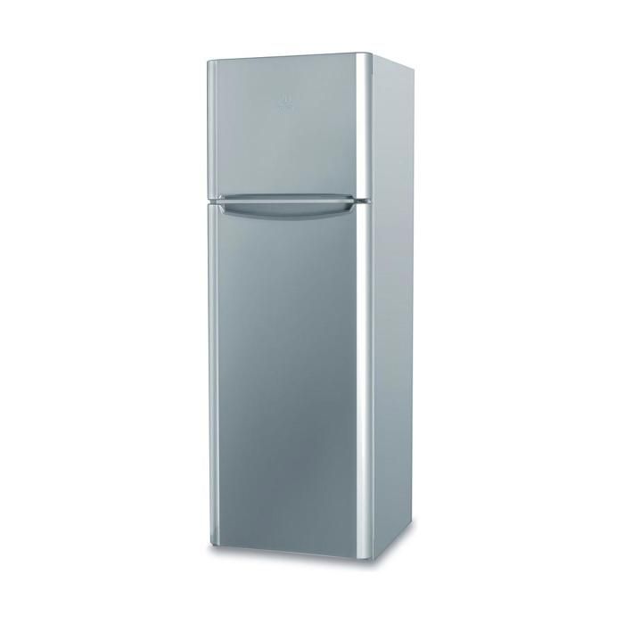 Réfrigérateur 2 portes INDESIT TIAA12VSI11 - Congélateur haut - 305 Litres - Gris