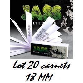 Filtres à Rouler JASS Soft Brown - 10 Carnets De 50 Filtres Non Blanchis 18x60 Mm