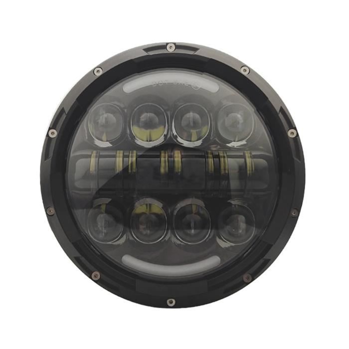 SUPAREE Phare LED Moto 5,75 Pouces, Phare Avant Moto Rond 5-3/4 Pouces