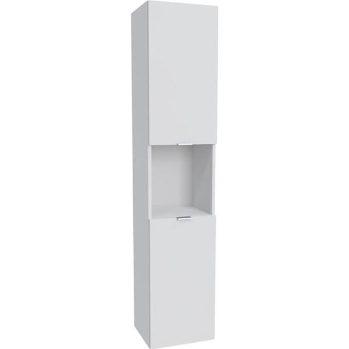 colonne 2 portes - lequaidesaffaires - blanc - contemporain - 35 cm - mat - meuble de salle de bain