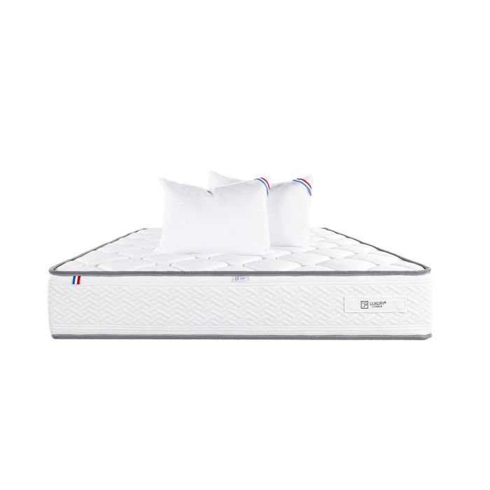 Matelas 180x200 cmIris20 cmmémoire de formefermeface été/hiver + 2 oreillers