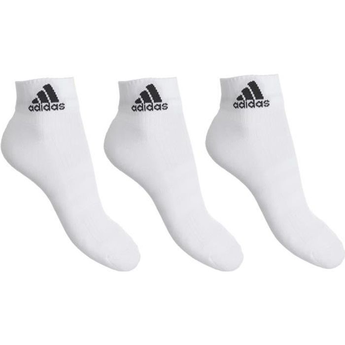 ADIDAS Chaussettes 3S PER AN HC 3P Homme Blanc Blanc Cdiscount Pret a Porter