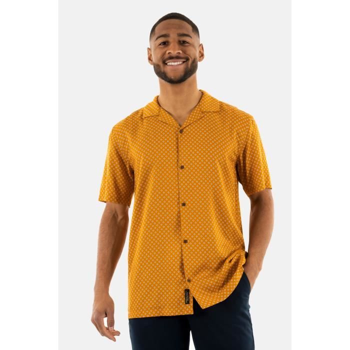 Cdiscount Chemise Orange Homme Manche Courte Chemise Carreaux