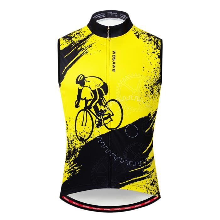Veste velo sans discount manche