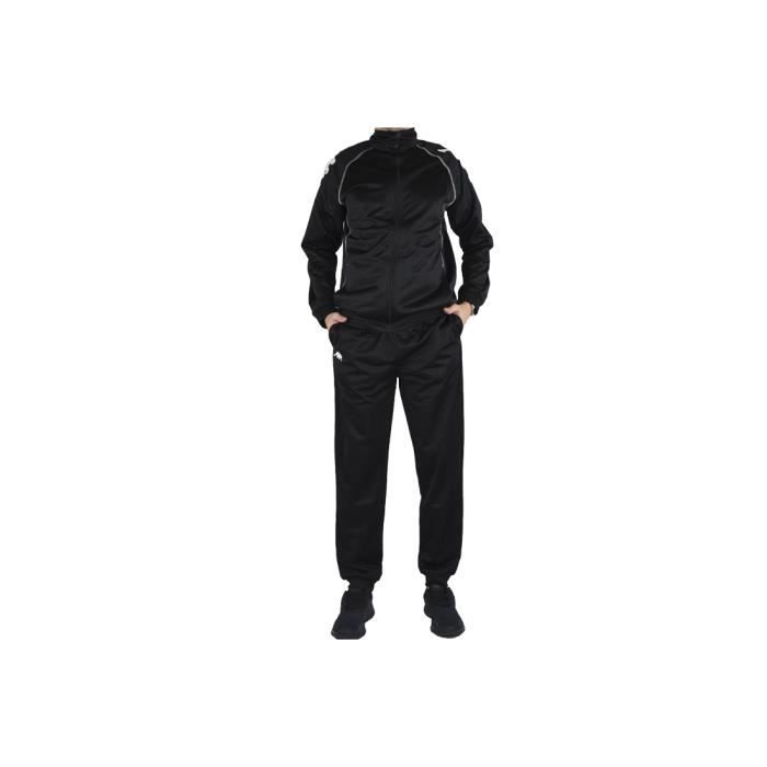 Ensemble de survêtement Kappa Ephraim 702759-19-4006 pour homme - Noir - Manches longues - Respirant