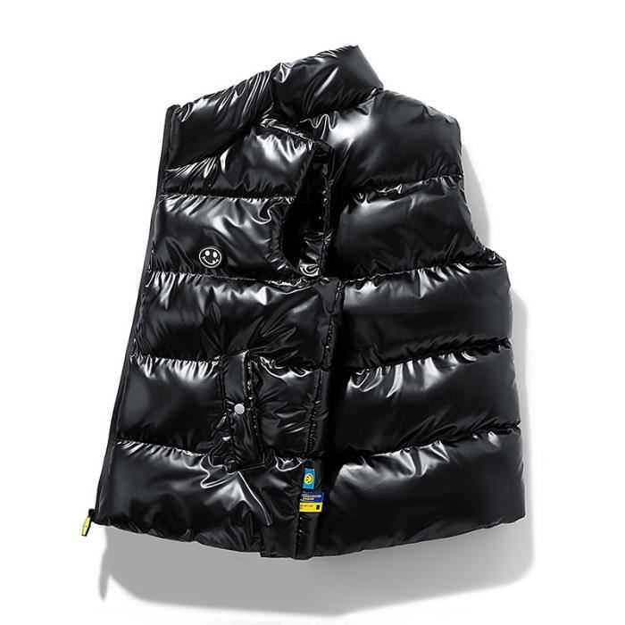 OCHENTA Gilet Femme Sans Manches Coton Épais Avec Capuche - Manteau Doux Automne Hiver Casual Sportif