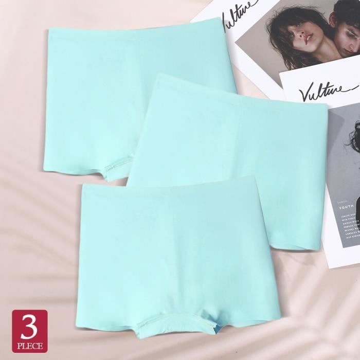 Lot de 3 culottes sans coutures et élastiques