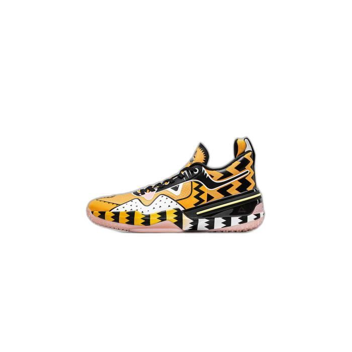 chaussures de basketball indoor peak flash 3 - year of the tiger - yellow/black - 46