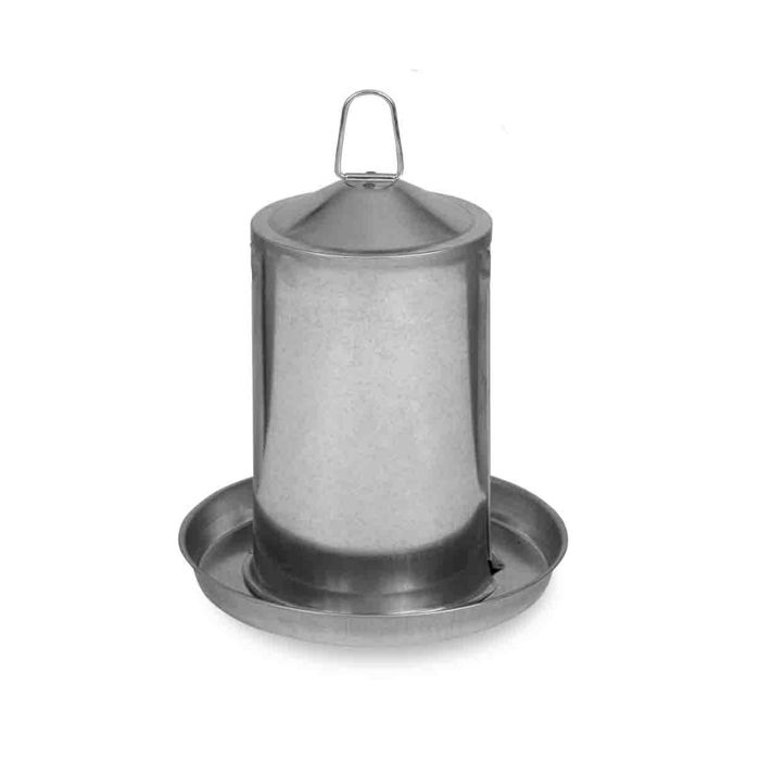 Comparer les prix de Abreuvoir Poule Galvanisé Double Paroi 4l - Gaun