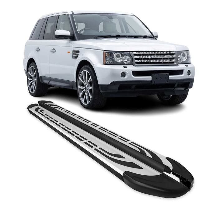 FLY Model Dakdrager Bagagedrager Compatibel Met Land Rover Range Rover Sport L320 2005 2013 Spoorstaven Zwart Aluminium 2 Staven