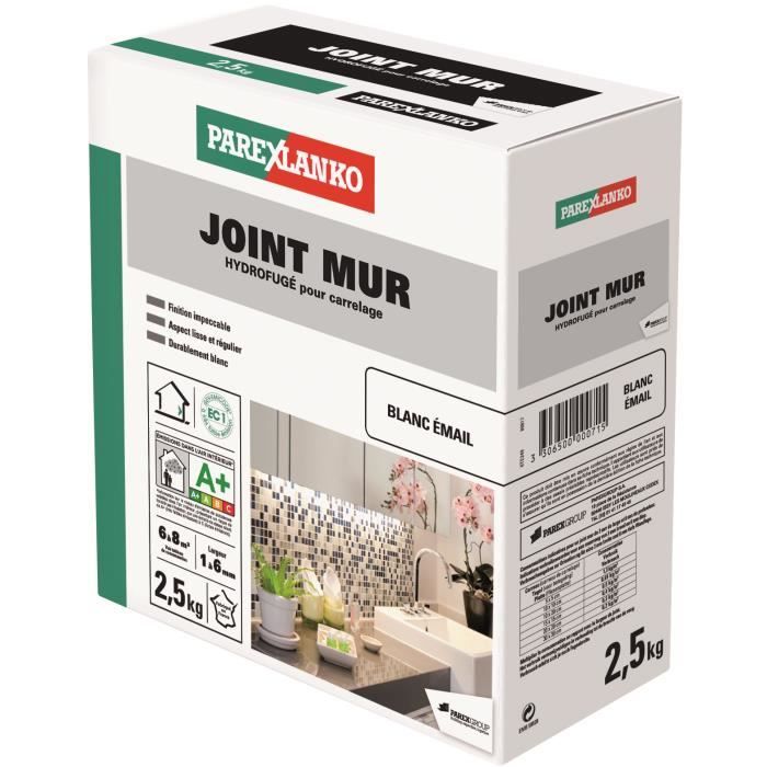 Joint Mur Blanc Email 2 5 Kg Parexlanko Achat Vente Joint
