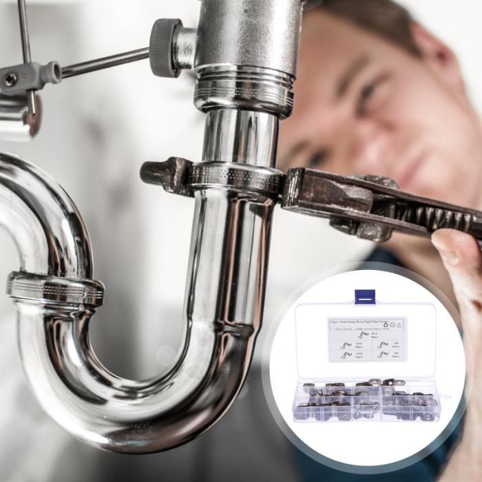 Colliers Serrage Tuyau PATIKIL - Lot De 10 En Acier Inox 304 Pour Tuyau 30mm