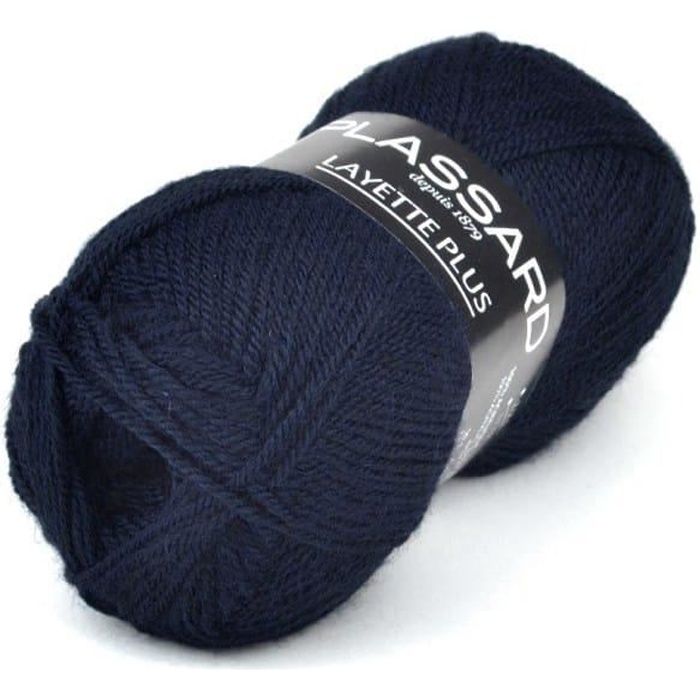 Pelote de laine Layette Plus 505 Marine Spécial Bébé - Plassard Bleu -  Cdiscount Beaux-Arts et Loisirs créatifs