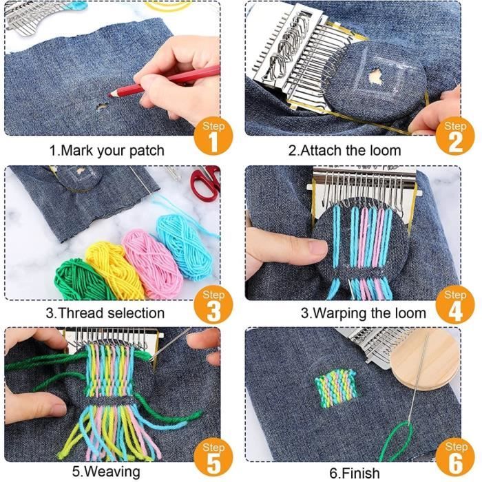 KIMISS métier à tisser de couverture Métier à tricoter Kit de métier à KIMISS métier à tisser de couverture Métier à tricoter Kit de métier à