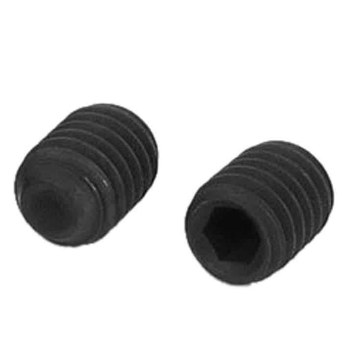 Ensemble De Vis à Tête Hexagonale (Grub) Noires En Acier - Tailles 2,4,6,8 - Lot De 12,9
