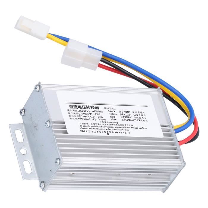 Topteng Convertisseur DC 12V Vers 48V 4A - Convertisseur Tension Étanche Haute Efficacité 192W