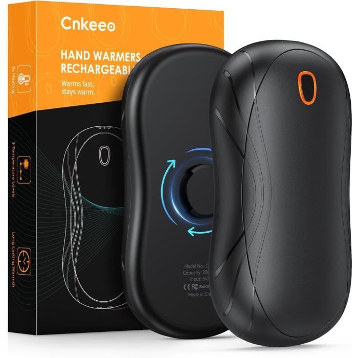 Chaufferette,Chauffe-main électrique Rechargeable En Flanelle Lisse