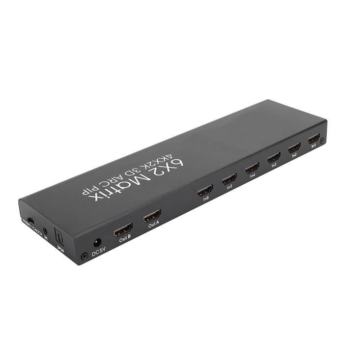 Commutateur HDMI 2.1 Bidirectionnel 8K - 1 Entrée 3 Sorties / 3 Entrées 1 Sortie, Supporte 8K@60Hz Et 4K@120Hz - 7