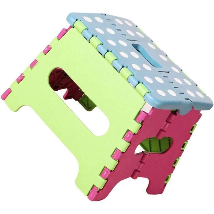 Compact Marchepied Pliable Avec Poignées 32 Cm, Polypropylène, Rococco