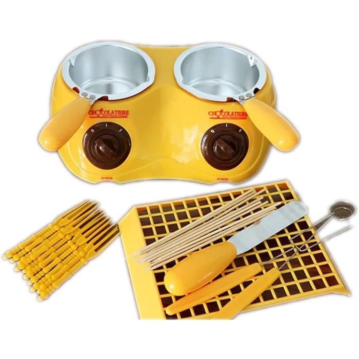 Fondeuse à Chocolat Électrique 1 Kg - Température Réglable 30-85°C - Pour Chocolat Et Cire - Cuisine, Pâtisserie, DIY