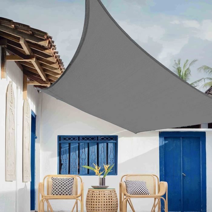 2x3m Cool Area Voile d'ombrage Rectangulaire 2x3m Imperméable Toile Ombrage UV Protection pour