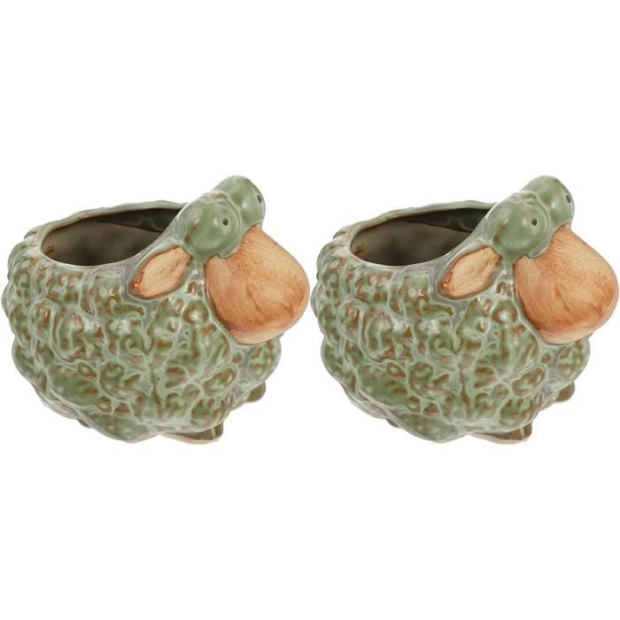 Pot De Fleur Smiley Face, Pot Fleurs Double Chaise À Bascule