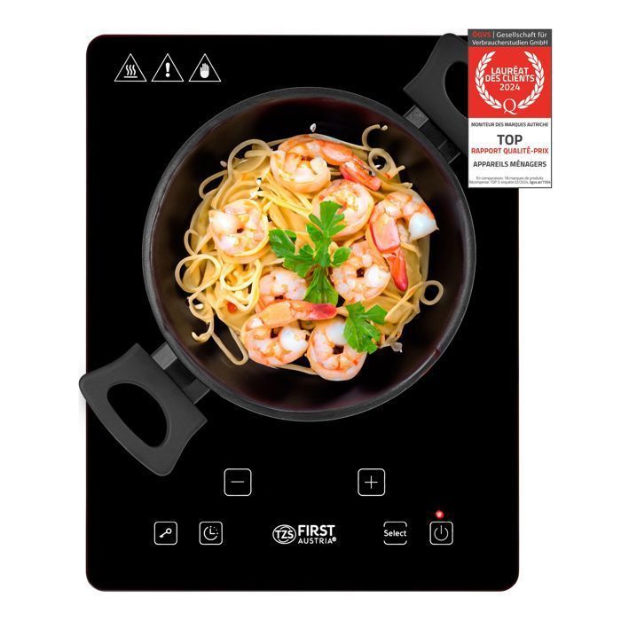 Plaque de cuisson posable - Infrarouge - 2000W - Vitrocéramique Table de cuisson