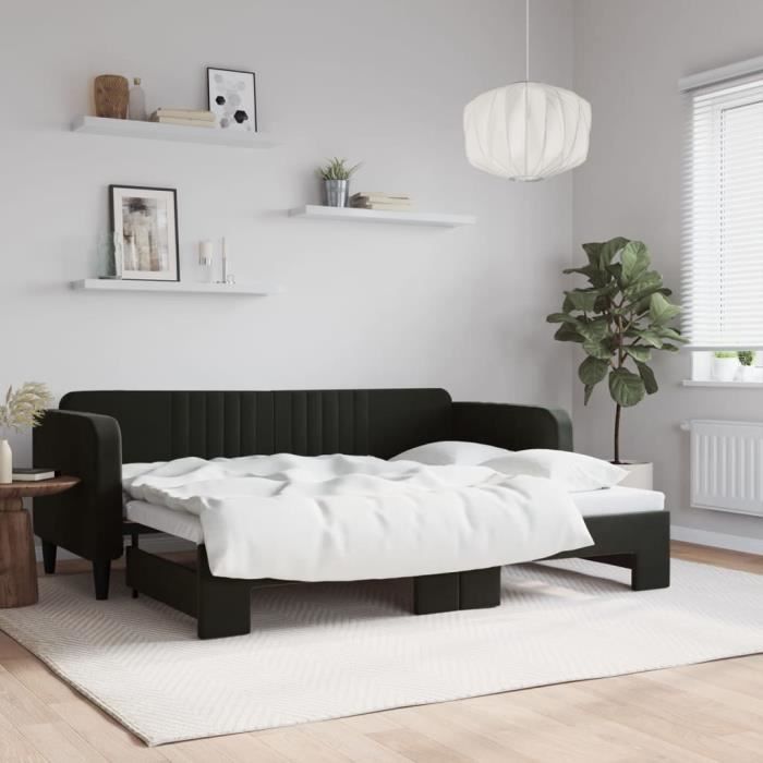 vidaXL Lit de jour avec gigogne sans matelas 80x200 cm 3197060
