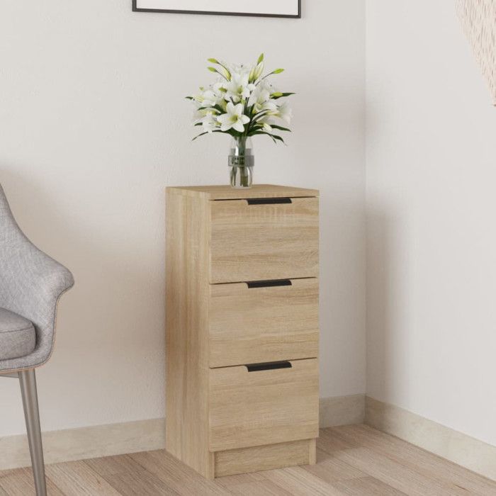 Buffet Chêne Sonoma 30X30X70 Cm Bois Dingénierie