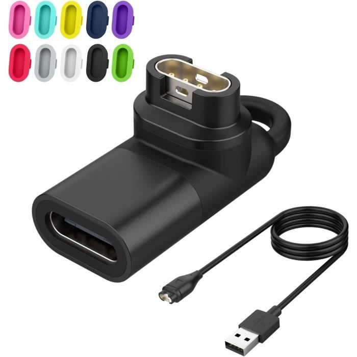 Chargeur Compatible Avec Garmin Fenix 6 6S 6X Pro,Fenix 5 5S 5X Plus,Fenix 7 7S 7X, Forerunner