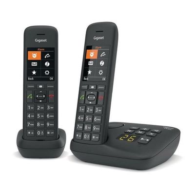 ETO- KXT2029CID Téléphone fixe filaire avec répondeur cran LCD pour bureau  d'htel à domicile (noir) telephonie telephone Le noir Noi - Cdiscount  Téléphonie