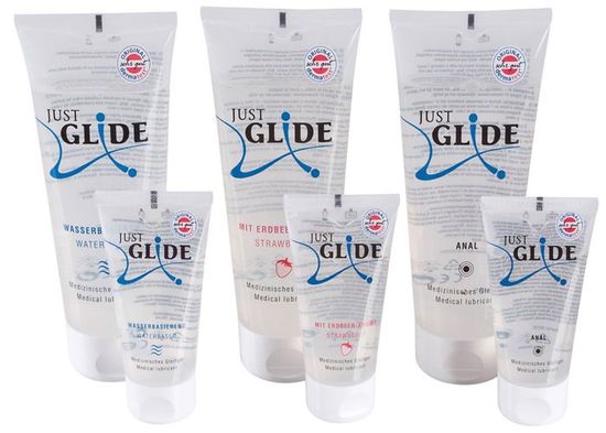 Lubrifiant Intime à Base D’eau Just Glide – 200 Ml, Doux Et Discret – Flacon Neuf