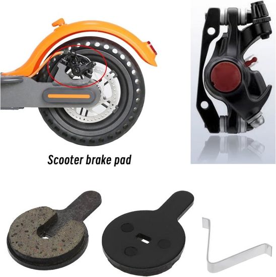5 Paires Plaquettes Frein Semi-métalliques Pour Scooter électrique - Compatible Kugoo G2 Pro, Freinage Lisse Et Silencieux