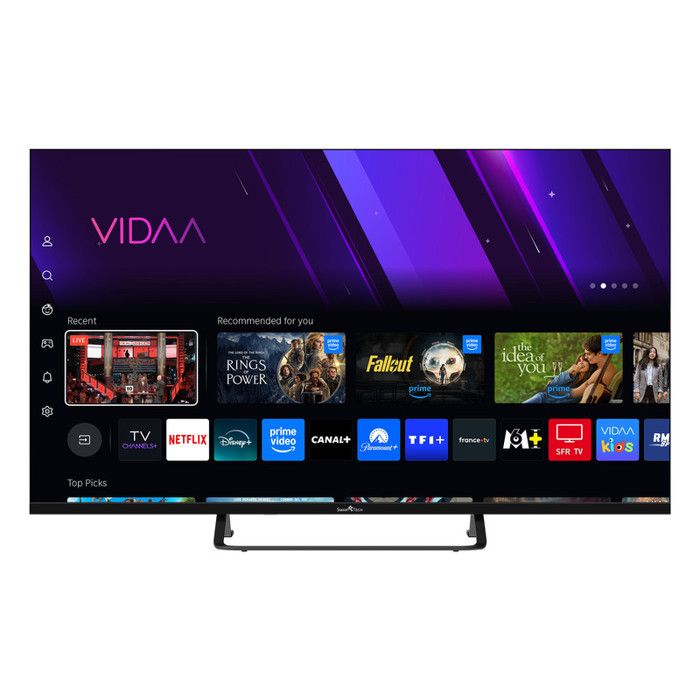 Smart Tech TV Full HD QLED 40"(100 cm) 40QV02V Smart TV VIDAA Netflix ...