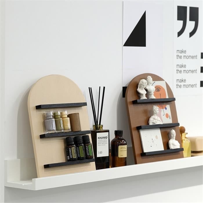 Boîte De Rangement à Parfums En Bois Emfogoo - Style Noyer Avec Tiroir