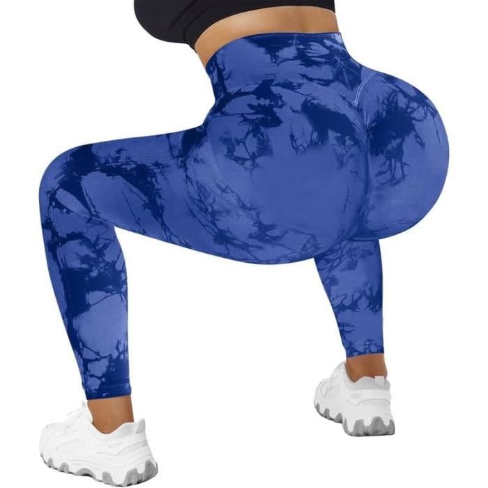Legging Shorts de Sport Femme Butt Lift Slim Fit Taille Haute Leggings Push  Up Short Pantalon de Compression pour Yoga Fitness. Bleu - Cdiscount  Prêt-à-Porter