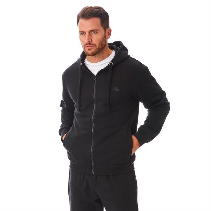 Sweat à Capuche Zippé Tentree Parksville Noir - Taille M Homme, Neuf Avec étiquettes