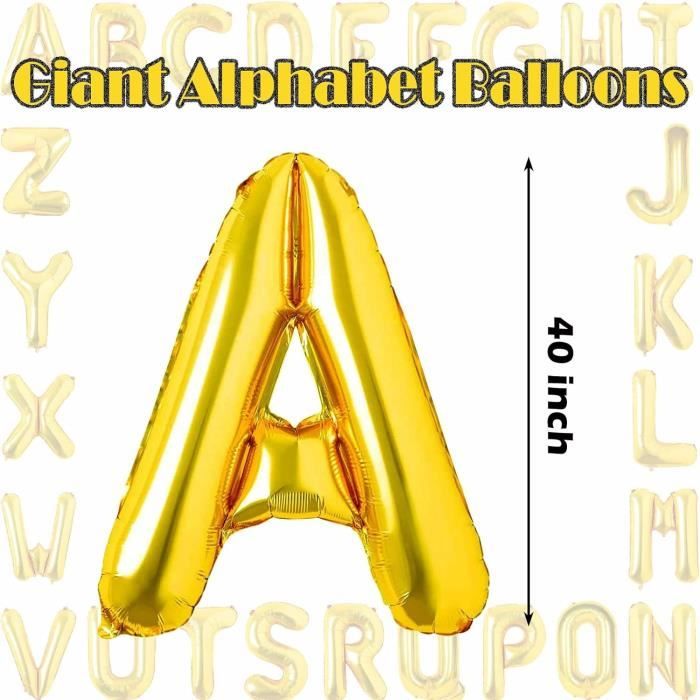 Ballon lettre gonflable : pour une décoration expressive | Sparklers Club