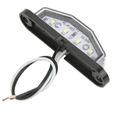 Sonew Feu de plaque d'immatriculation Lumière de plaque d'immatriculation à 4 LED 10-30V IP67 Lampe durable étanche pour remorque-2