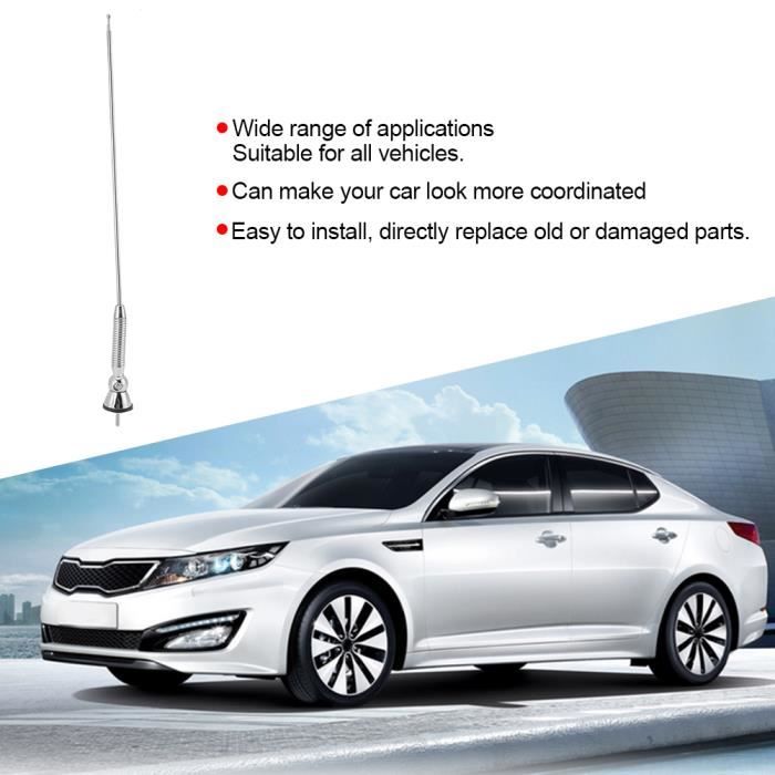 Antenne de voiture magnétique de haute qualité, antenne radio en métal,  pour voiture facile à installer YAESU pratique - Cdiscount Auto