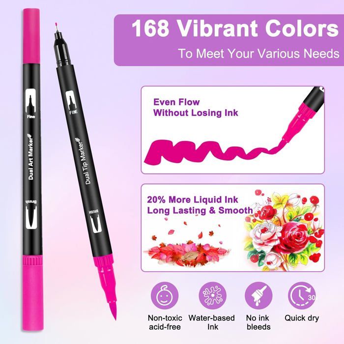 Staedtler - 36 Feutres de coloriage - double pointe Pas Cher | Bureau Vallée