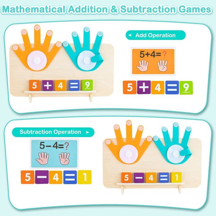 Jouets De Comptage En Bois Montessori Pour Enfants 3 Ans - Calendrier Et Semainier Éducatif Chiffres Pour Garçons Et Filles