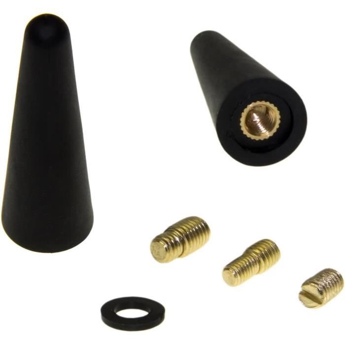 Inion Autoantenne 16cm - Universal Kurzstabantenne Mit M4 M5 M6 Adaptern