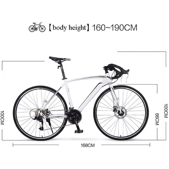 FHKBB Vélos de Route VTT vélo Adulte Route VTT Hommes 24 Vitesses