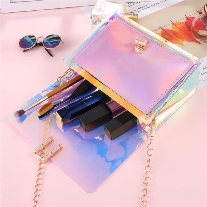 Sac transparent arc deals en ciel
