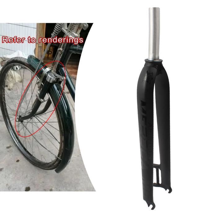 Fourche avant de velo de montagne 26 27.5 29 pouces fourche de velo de VTT fourches avant de velo de montagne 28 6 mm Noir Cdiscount Sport