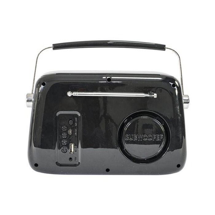 Radio Vintage Madison FREESOUND-VR40OR - Bluetooth, USB, FM - 30W - Autonomie Longue - Design Rétro Orange